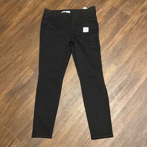 Womens size 14 black Super skinny jeggings with slimming effect waistband